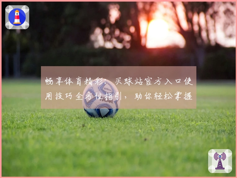 畅享体育精彩：买球站官方入口使用技巧全方位指引，助你轻松掌握各项功能